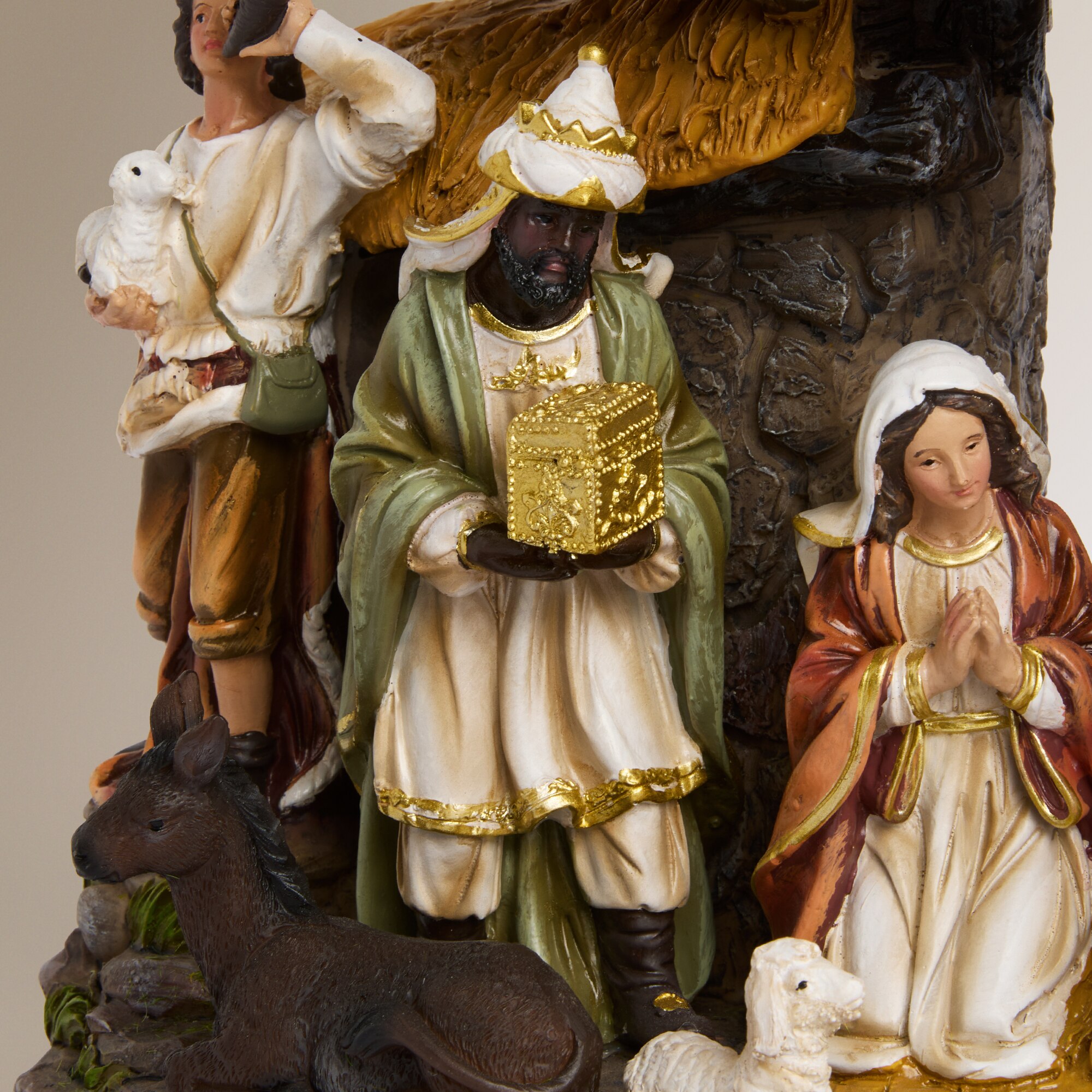 Figura Monopeça Presépio com Pórtico Multicolor-2