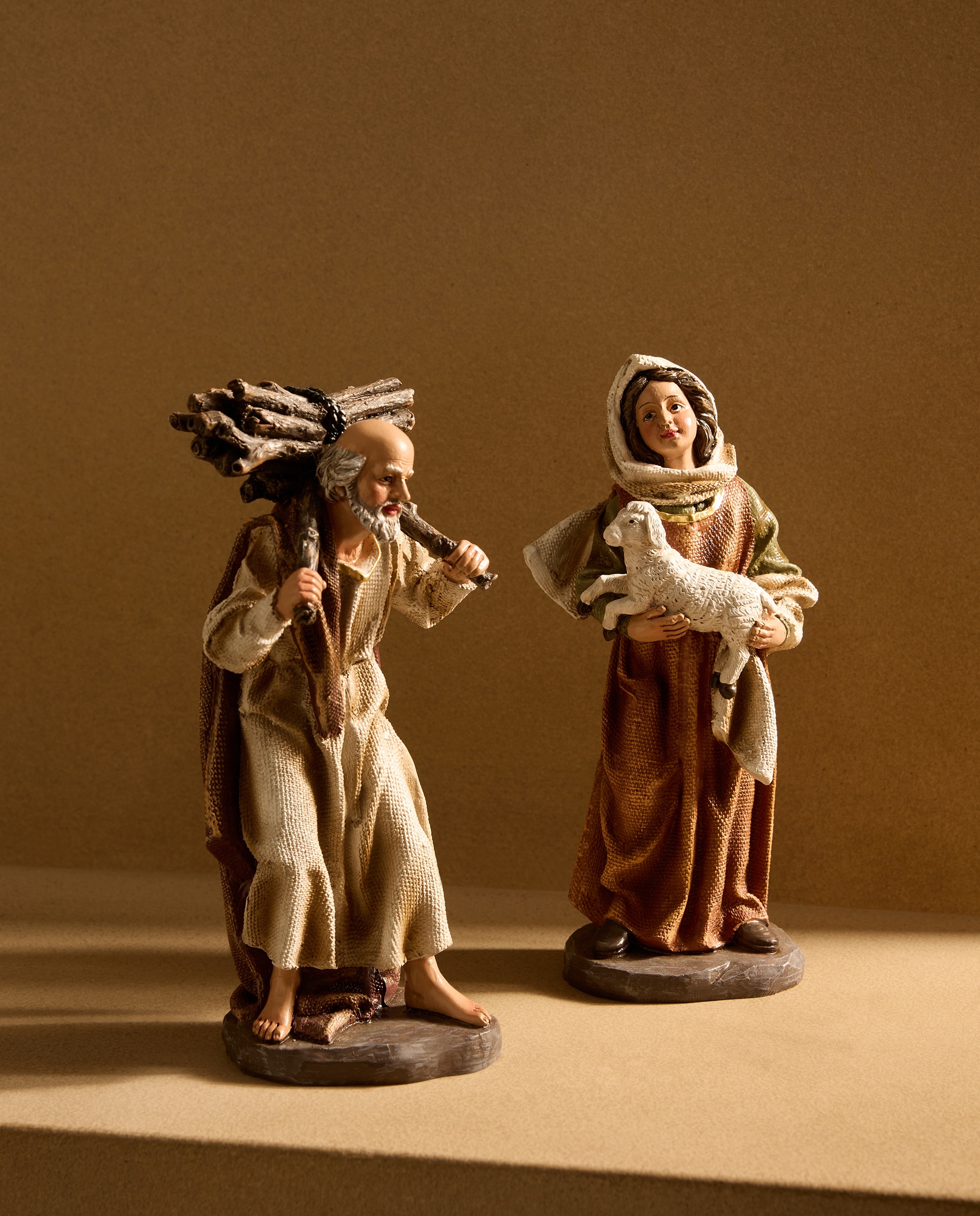 Imagem 0 de Conjunto de 2 Figuras Pastores Presépio