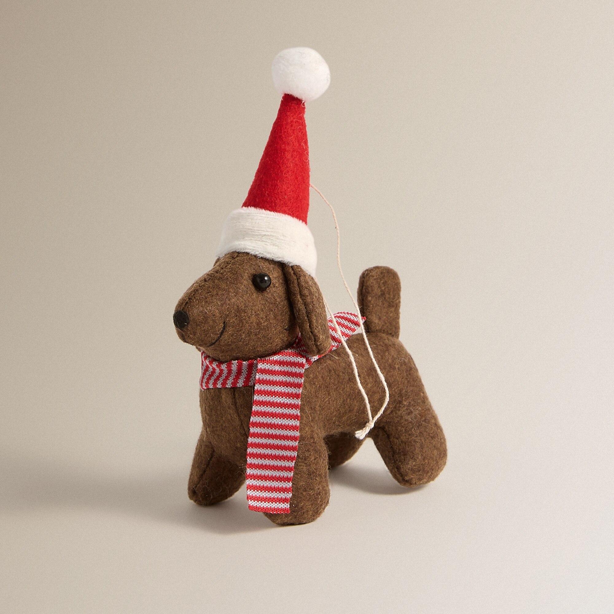 Perrito con bufanda Navidad El Corte Inglés - Marrón Marrón-2
