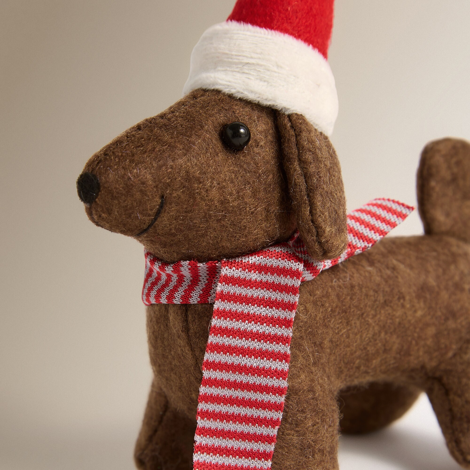 Perrito con bufanda Navidad El Corte Inglés - Marrón Marrón-3