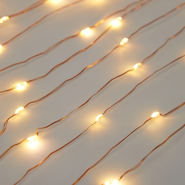 Imagem 0 de Grinalda Cabo de Cobre com 100 Luzes LED para Exterior