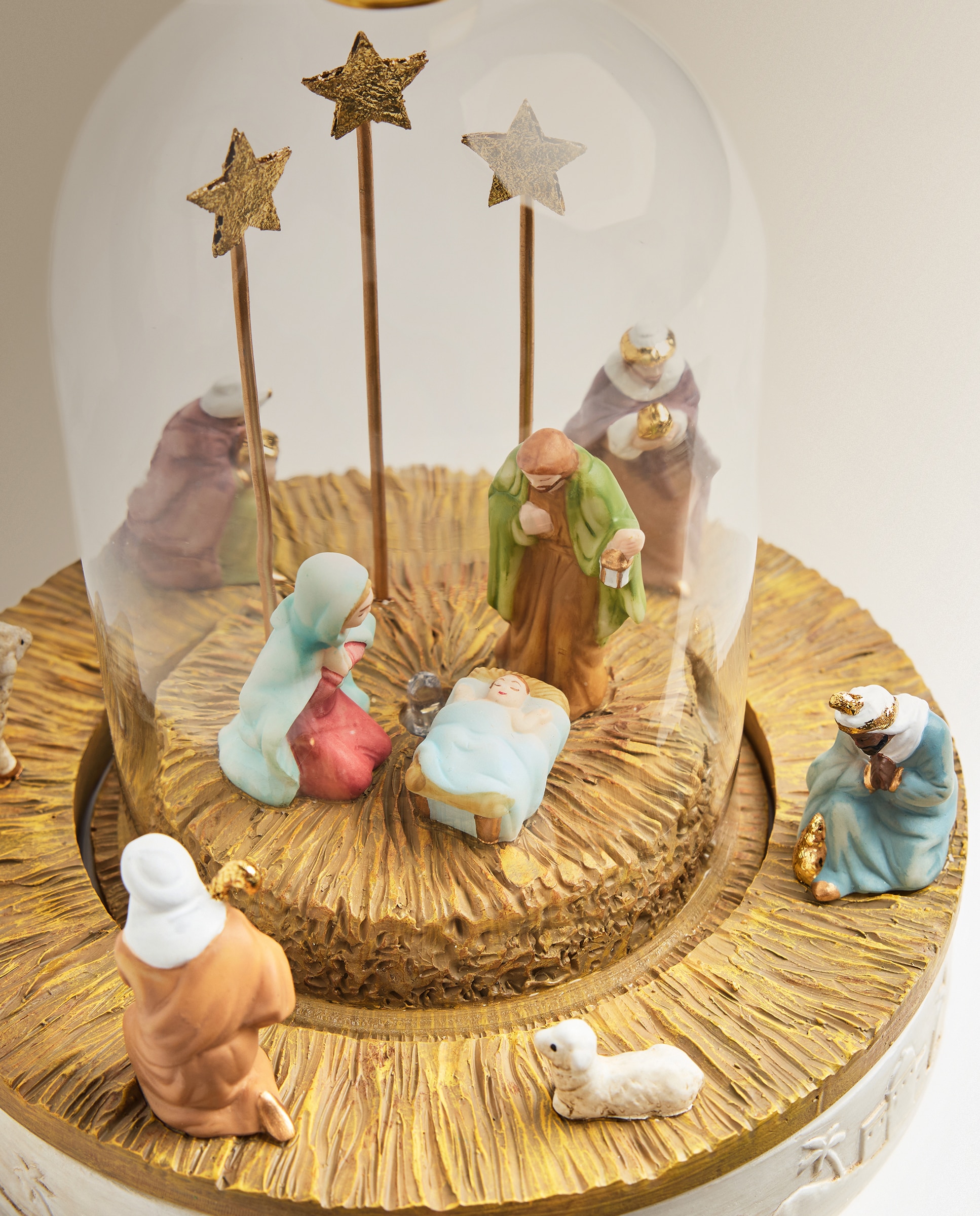 Figura Presépio com Música Natal Multicolor-2