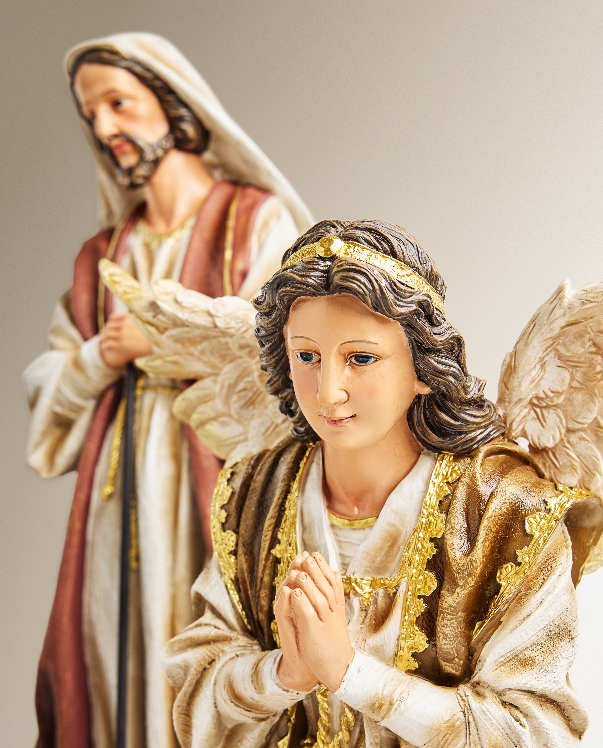 Imagen 3 de Set de 4 figuras Nacimiento XL Navidad - Multicolor Multicolor