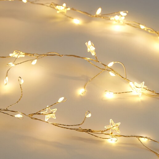 Guirnalda decorativa Estrellitas con 140 luces LED Navidad El Corte Inglés