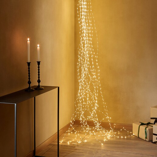 Cortina decorativa con 1500 luces LED Navidad