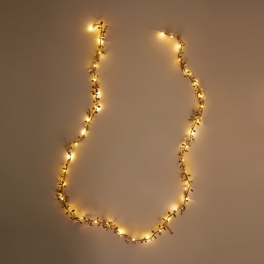 Guirnalda con 40 luces LED Diamantes glitter Navidad El Corte Inglés