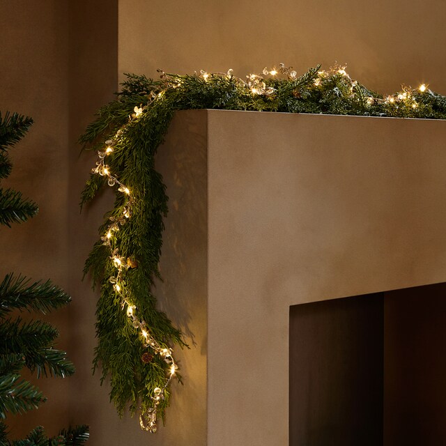 Imagen 0 de Guirnalda decorativa Perlas con 15 luces LED Navidad