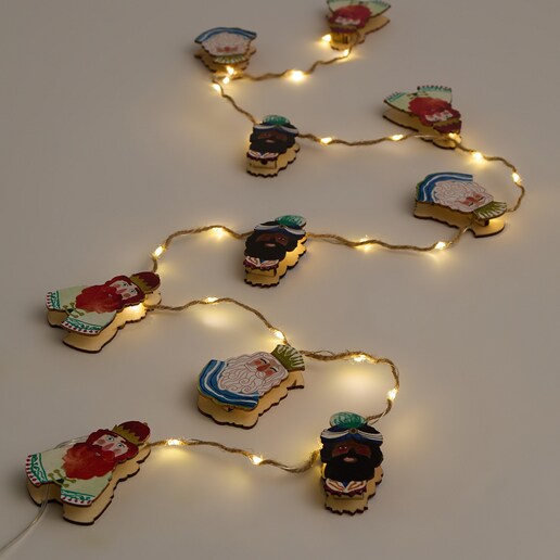 Guirnalda decorativa Reyes Magos con 27 luces LED Navidad El Corte Inglés