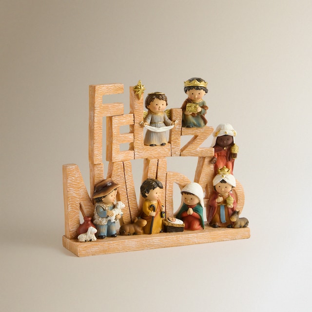 Imagen 0 de Figura infantil Nacimiento Feliz Navidad
