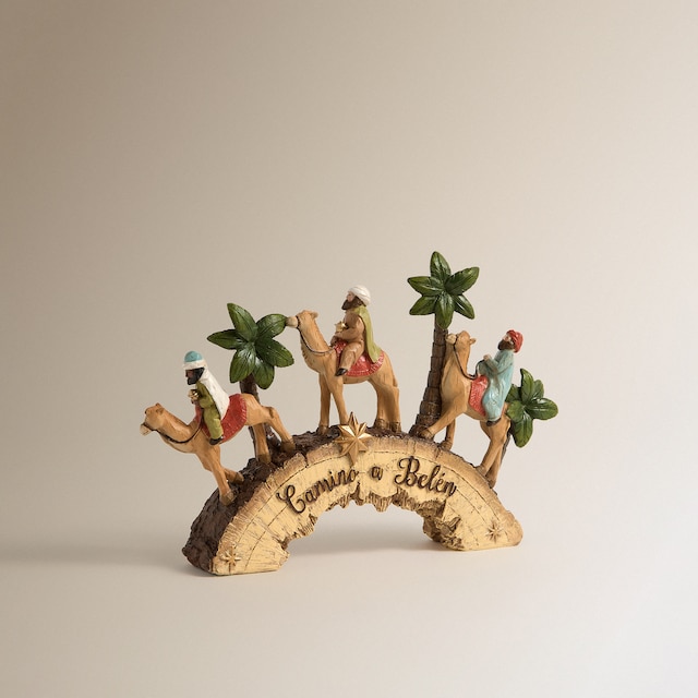 Imagen 0 de Figura infantil Reyes Magos Letras Navidad