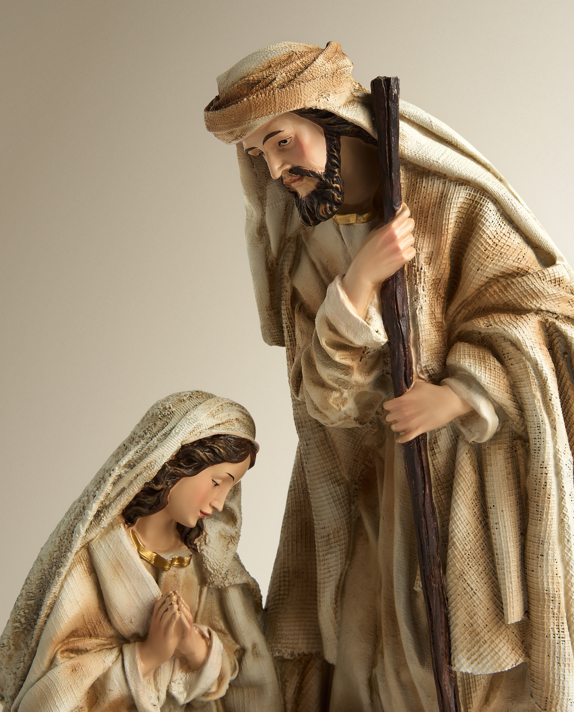 Imagen 3 de Figura monopieza Nacimiento efecto tela Navidad El Corte Inglés - Crema Crema