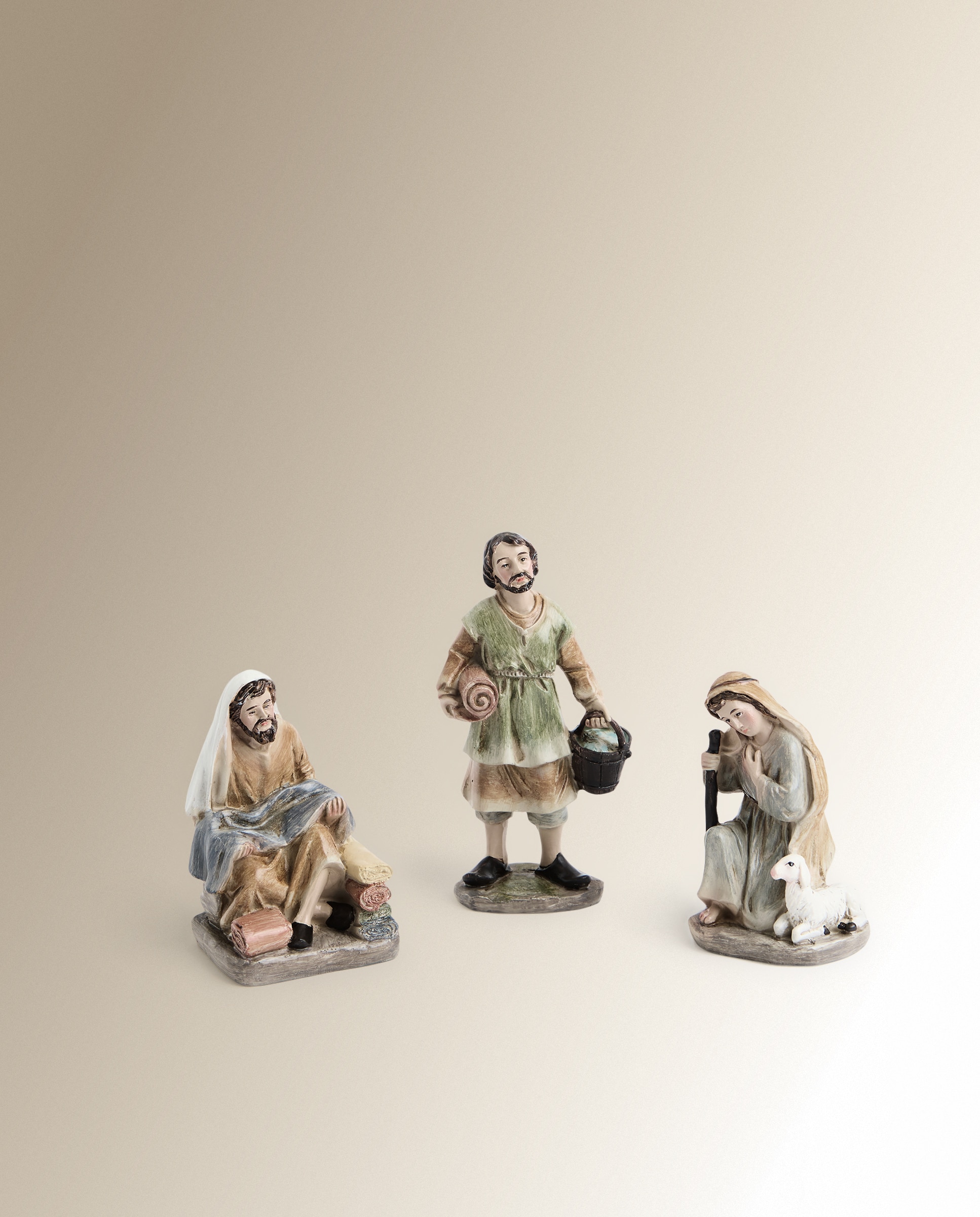 Imagem 0 de Conjunto de 3 Figuras Pastores Presépio