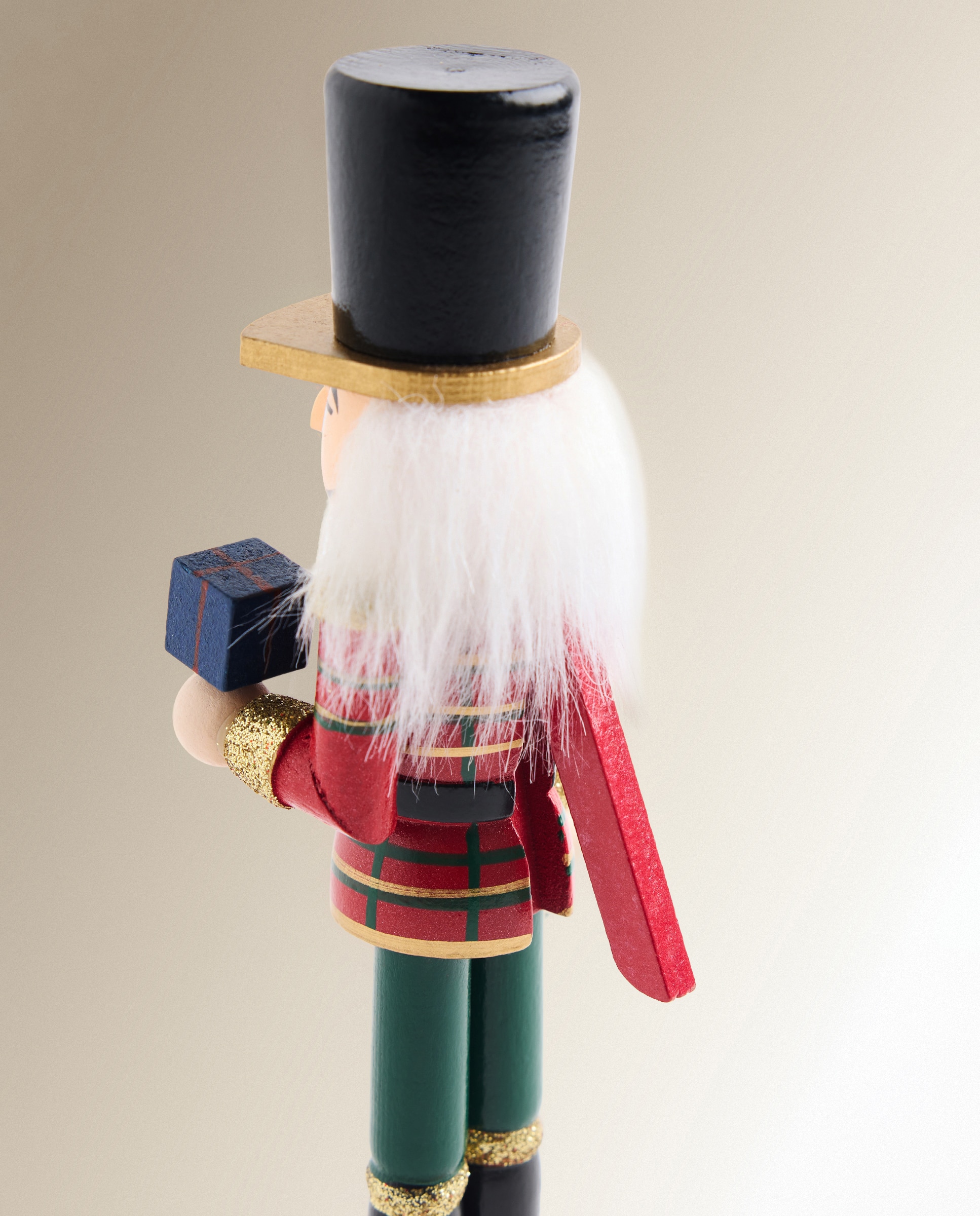 Figura Cascanueces tartán con caja de música Navidad El Corte Inglés - Multicolor Multicolor-4