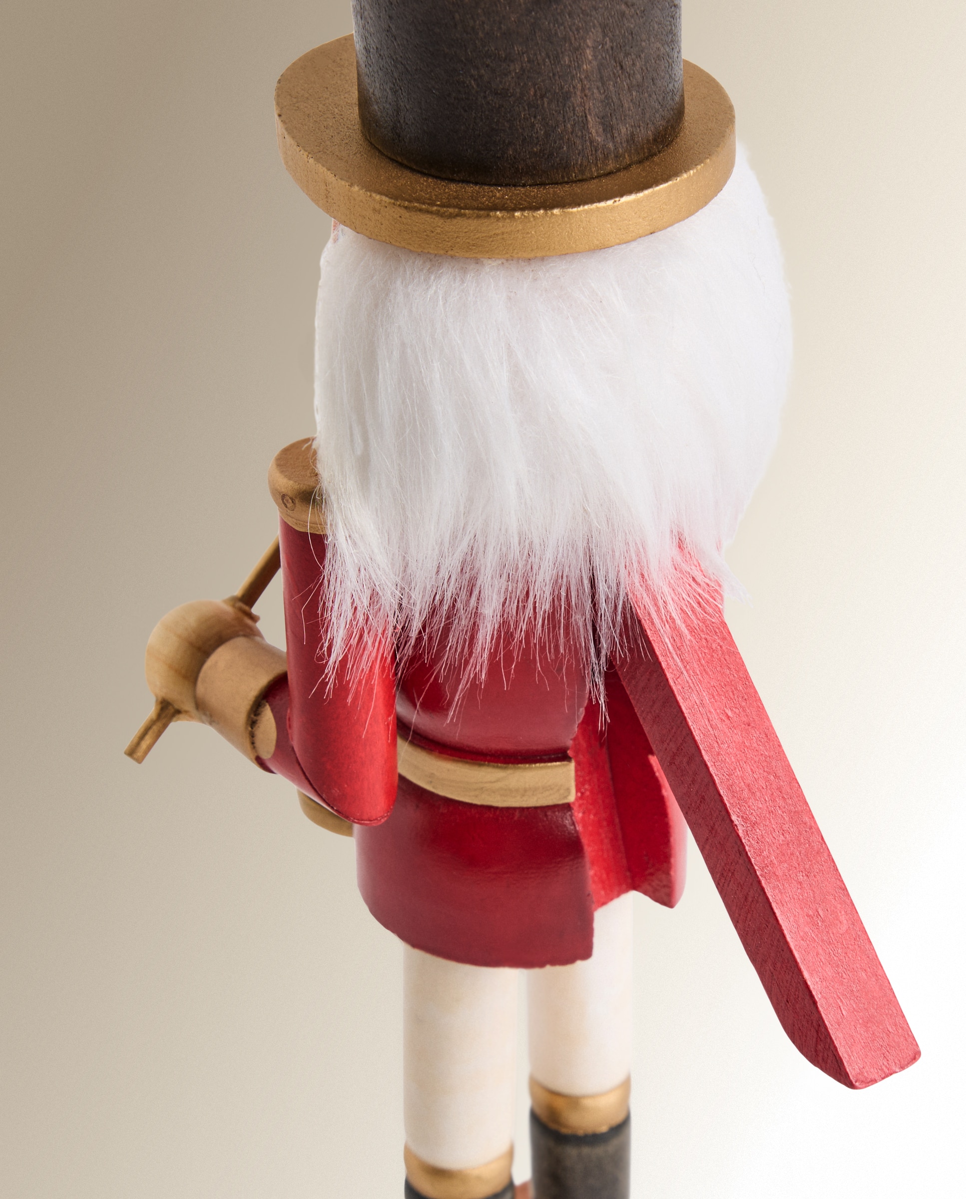 Cascanueces de madera Vintage Navidad - Blanco Mediano Blanco-4