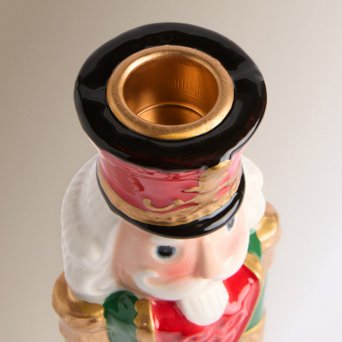 Candelabro de resina Cascanueces Navidad Multicolor-3