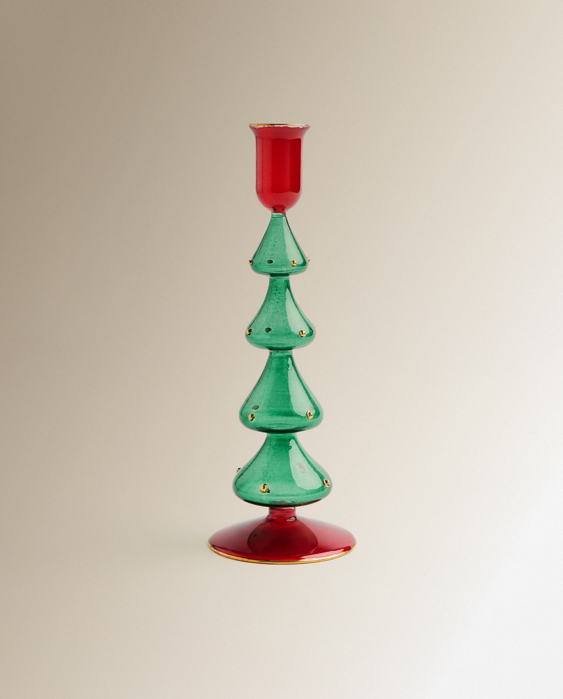 Portavelas de borosilicato Árbol Navidad - Multicolor Multicolor-2