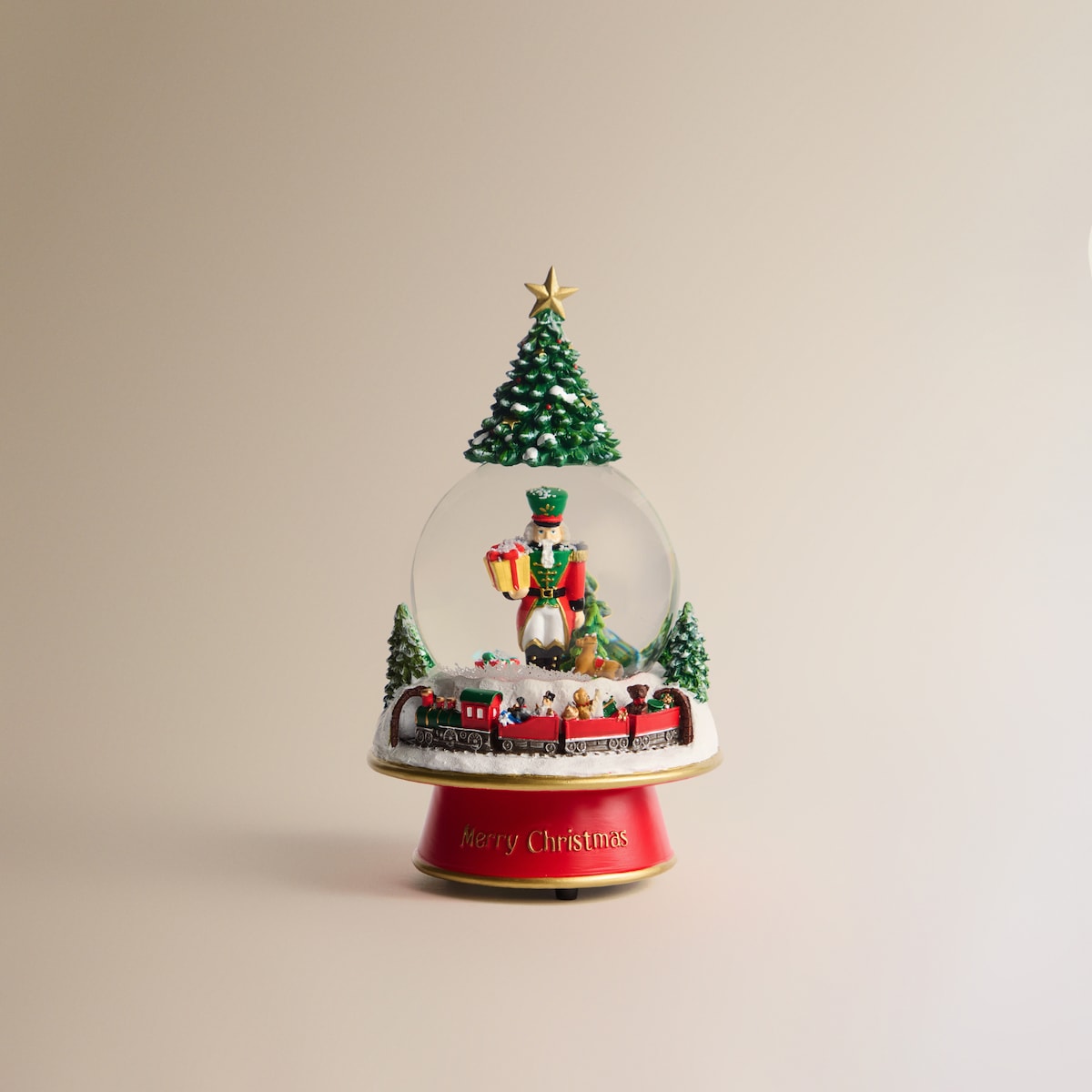 Bola de nieve Cascanueces Navidad Multicolor-2