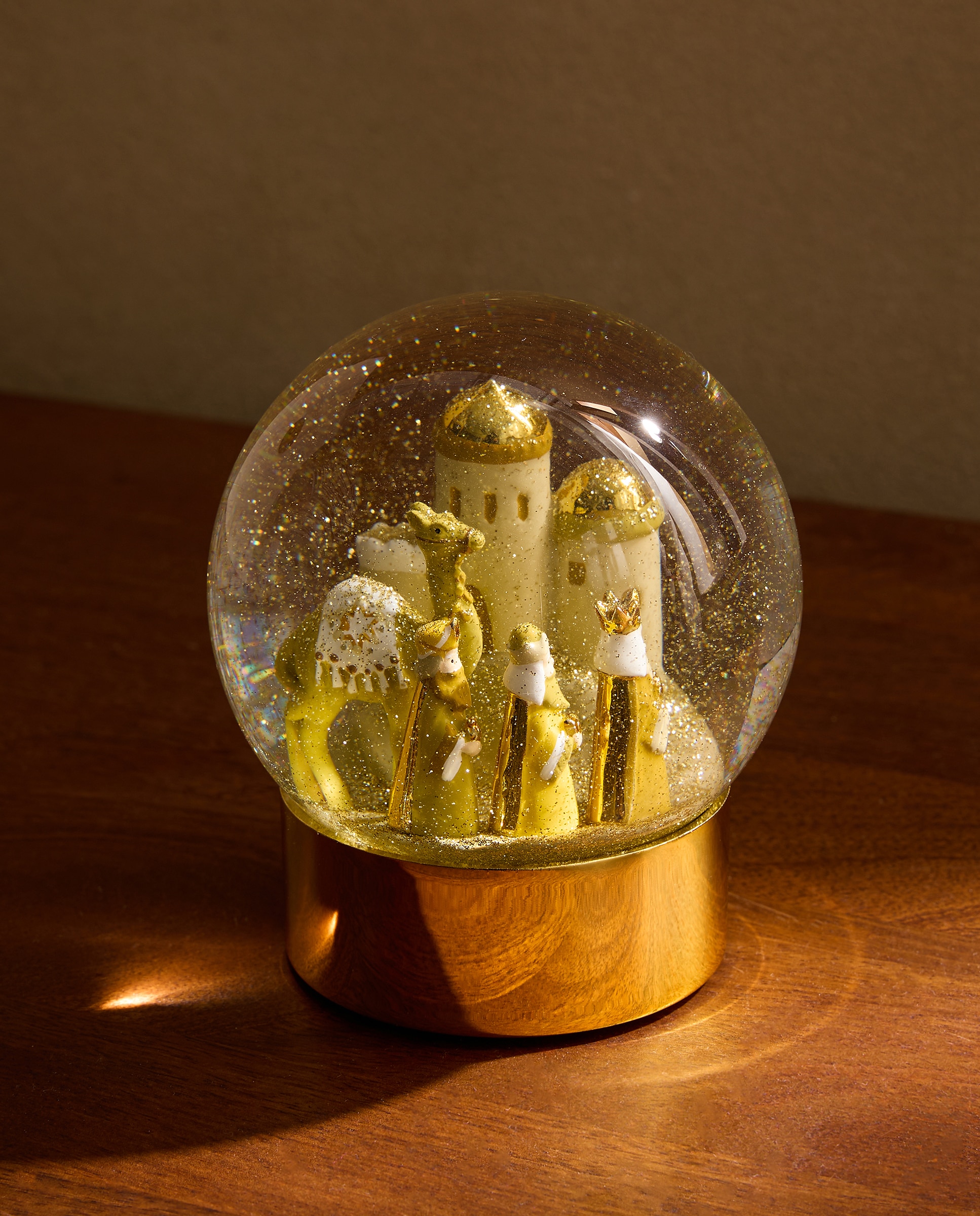 Bola de nieve dorada Reyes Magos Navidad El Corte Inglés - Oro Oro-1