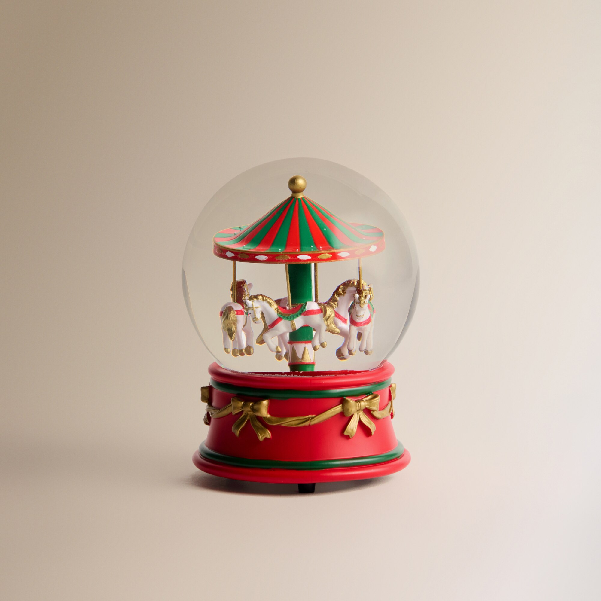 Bola de nieve con música Carrusel Navidad El Corte Inglés - Rojo Rojo-3