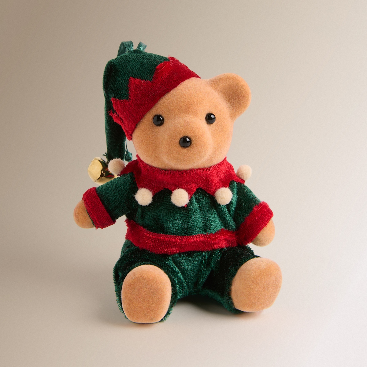 Enfeite de Tecido Urso Arlequim Multicolor-2