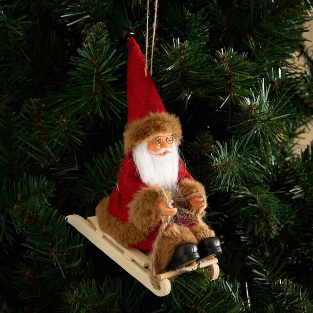 Imagen 0 de Colgante de tela Papá Noel en trineo Navidad El Corte Inglés