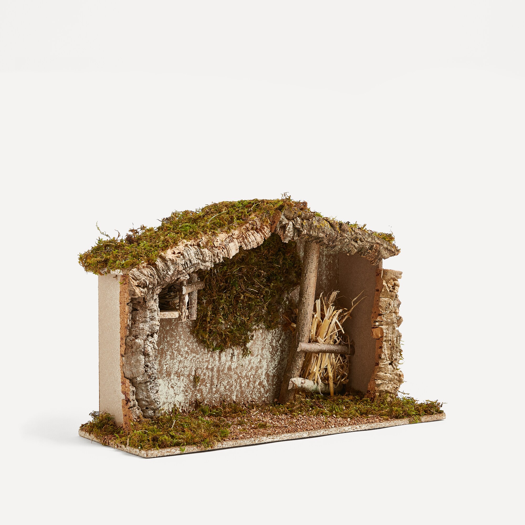 Portal de Belén Establo de corcho Navidad El Corte Inglés 2