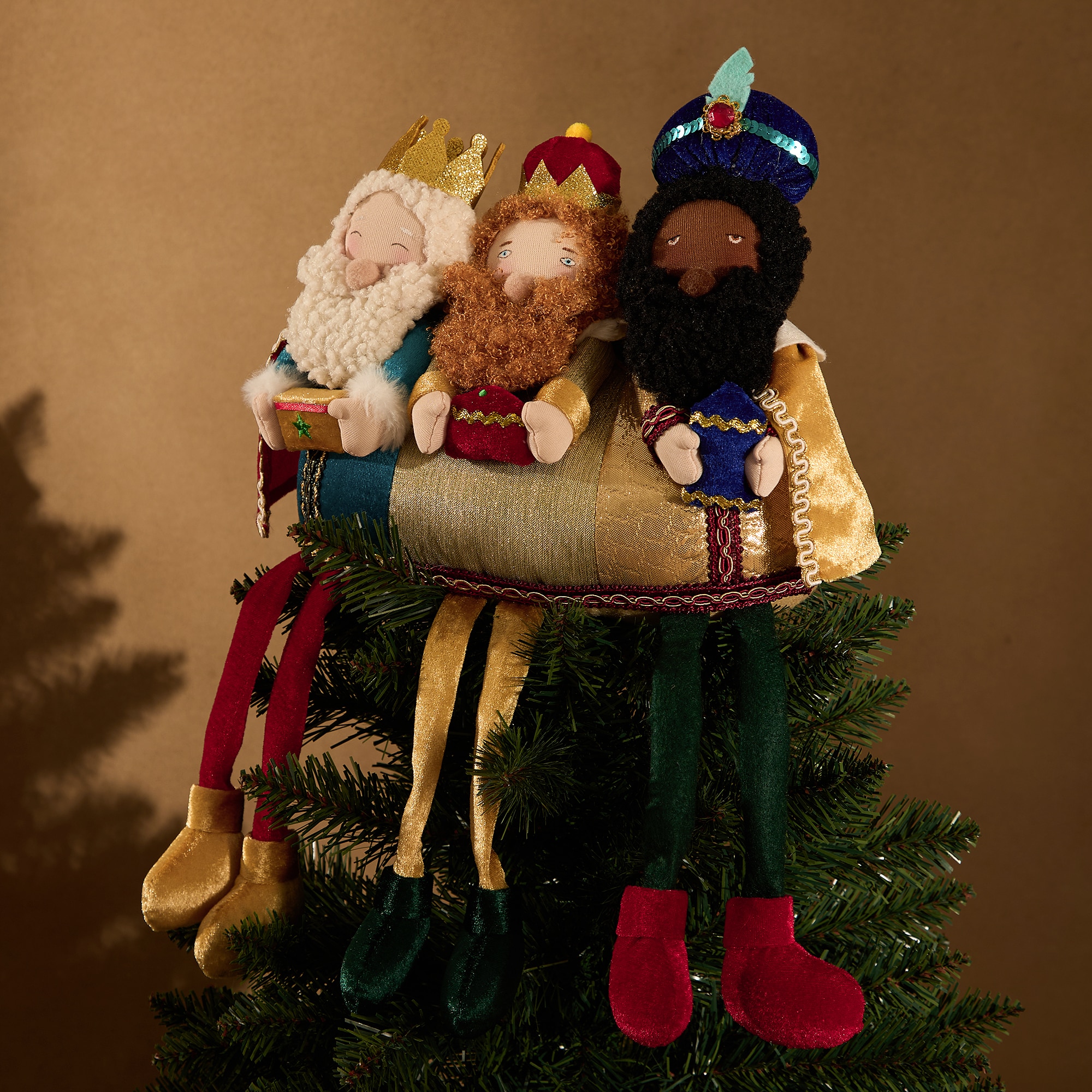 Tope para el árbol Reyes Magos Navidad