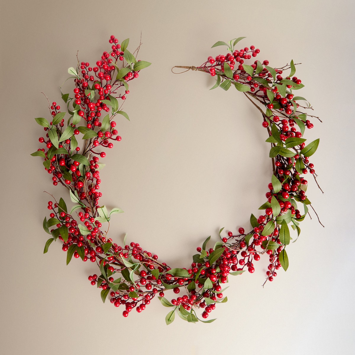 Guirnalda Berry con hojas de laurel Navidad El Corte Inglés Verde-2