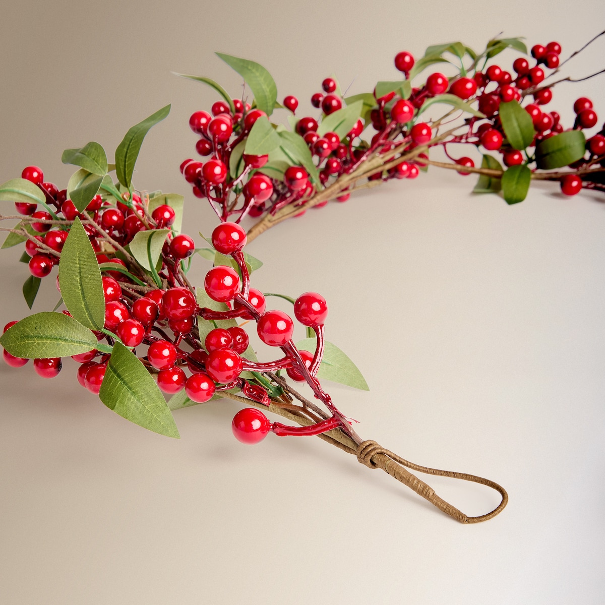 Guirnalda Berry con hojas de laurel Navidad El Corte Inglés Verde-3