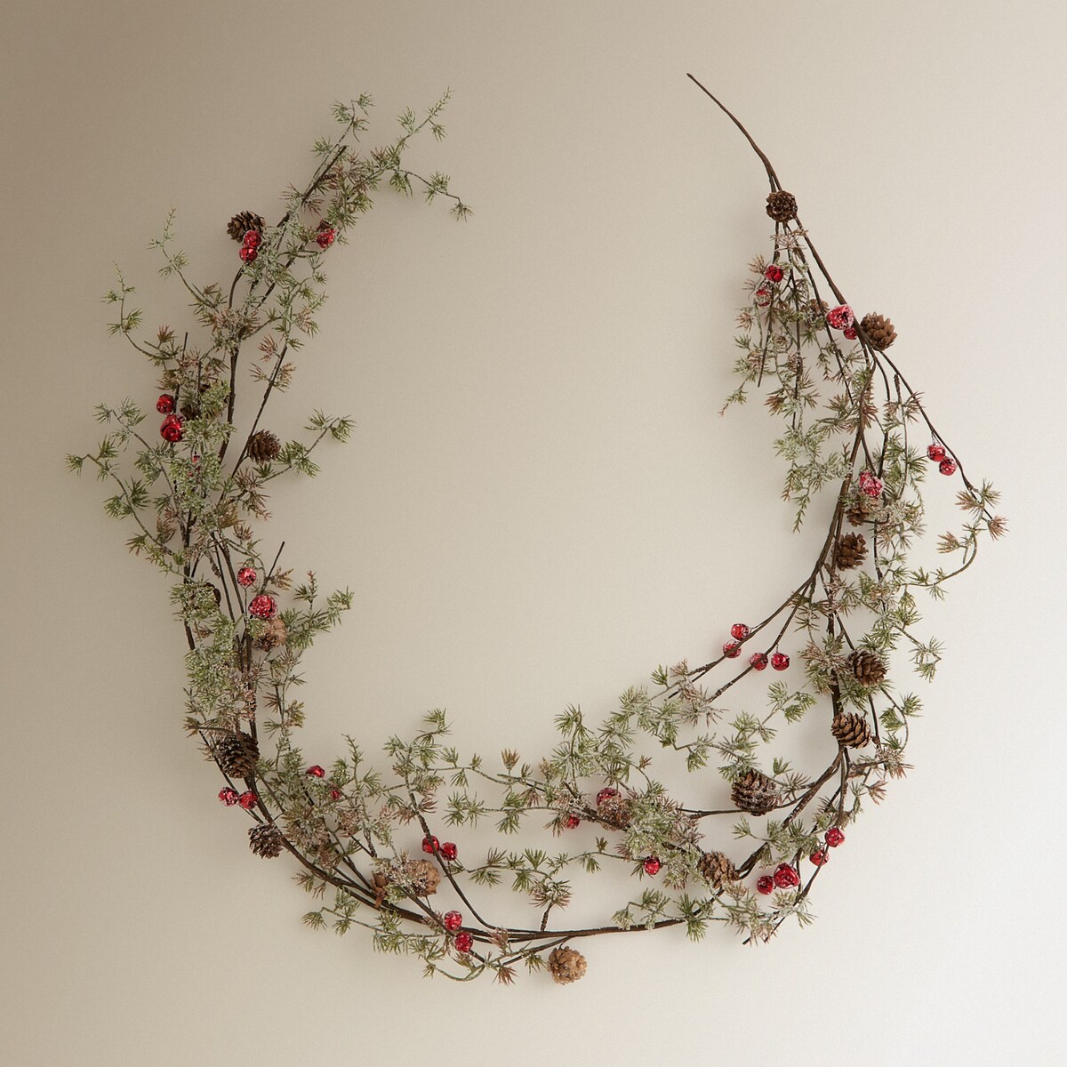 Grinalda Guizo de Natal - Vermelho Vermelho-2