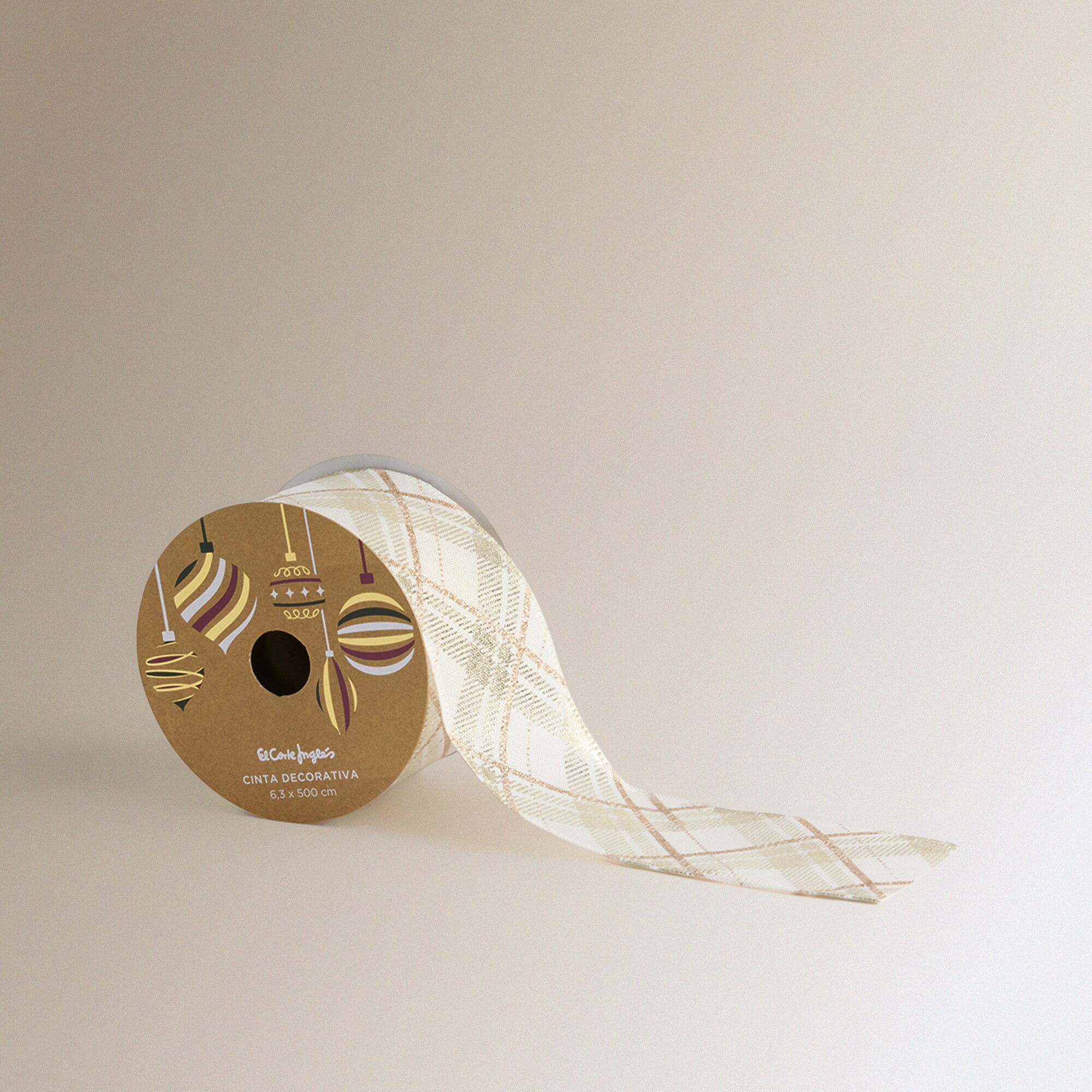Imagem 0 de Fita de Tartã - Dourado