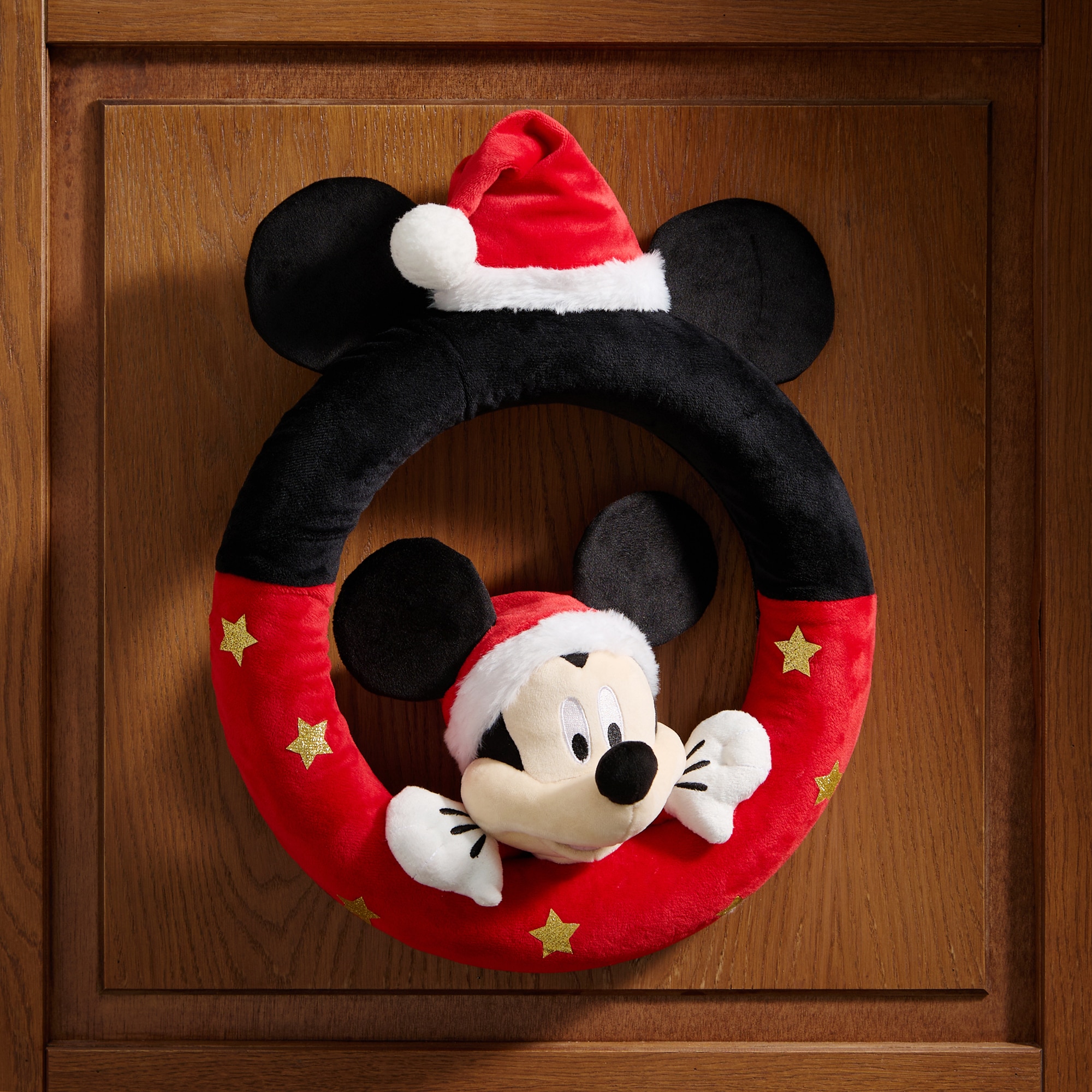 Imagen 0 de Corona de Mickey Mouse Disney Navidad Rojo