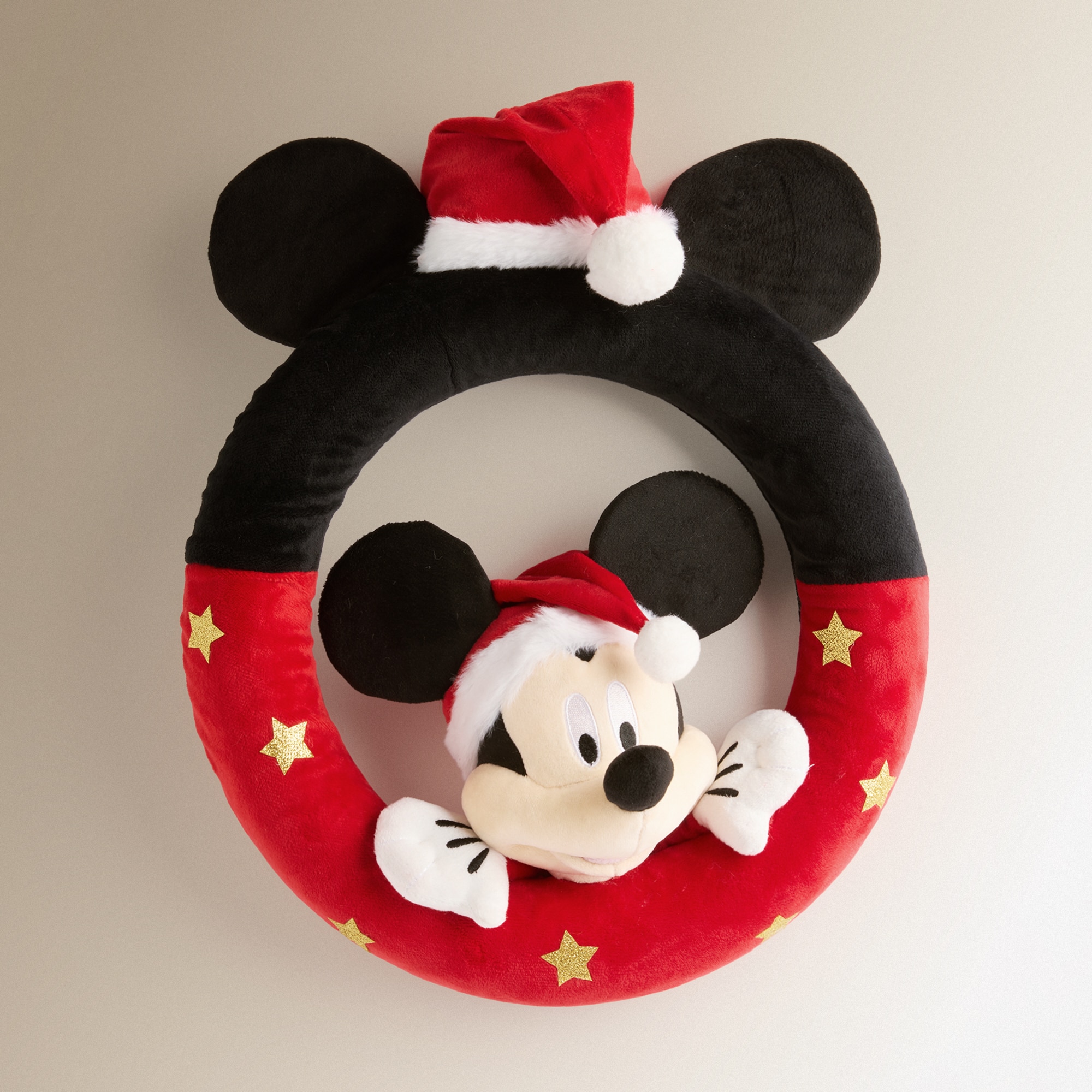 Corona de Mickey Mouse Disney Navidad - Rojo Rojo-2