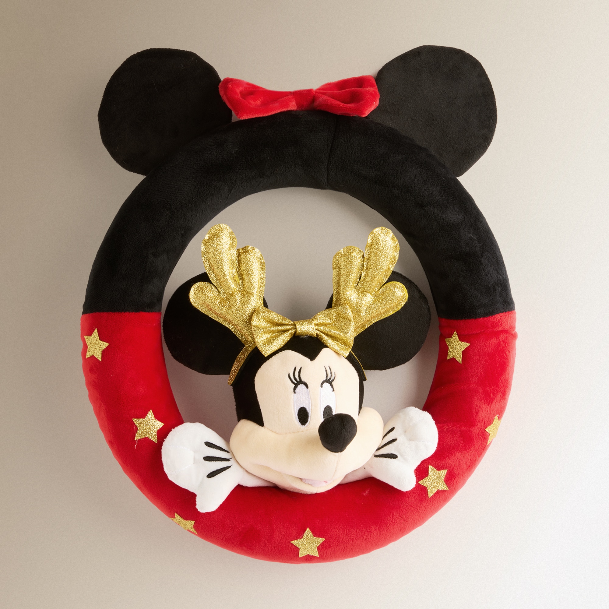 Coroa Minnie Natal Vermelho-2