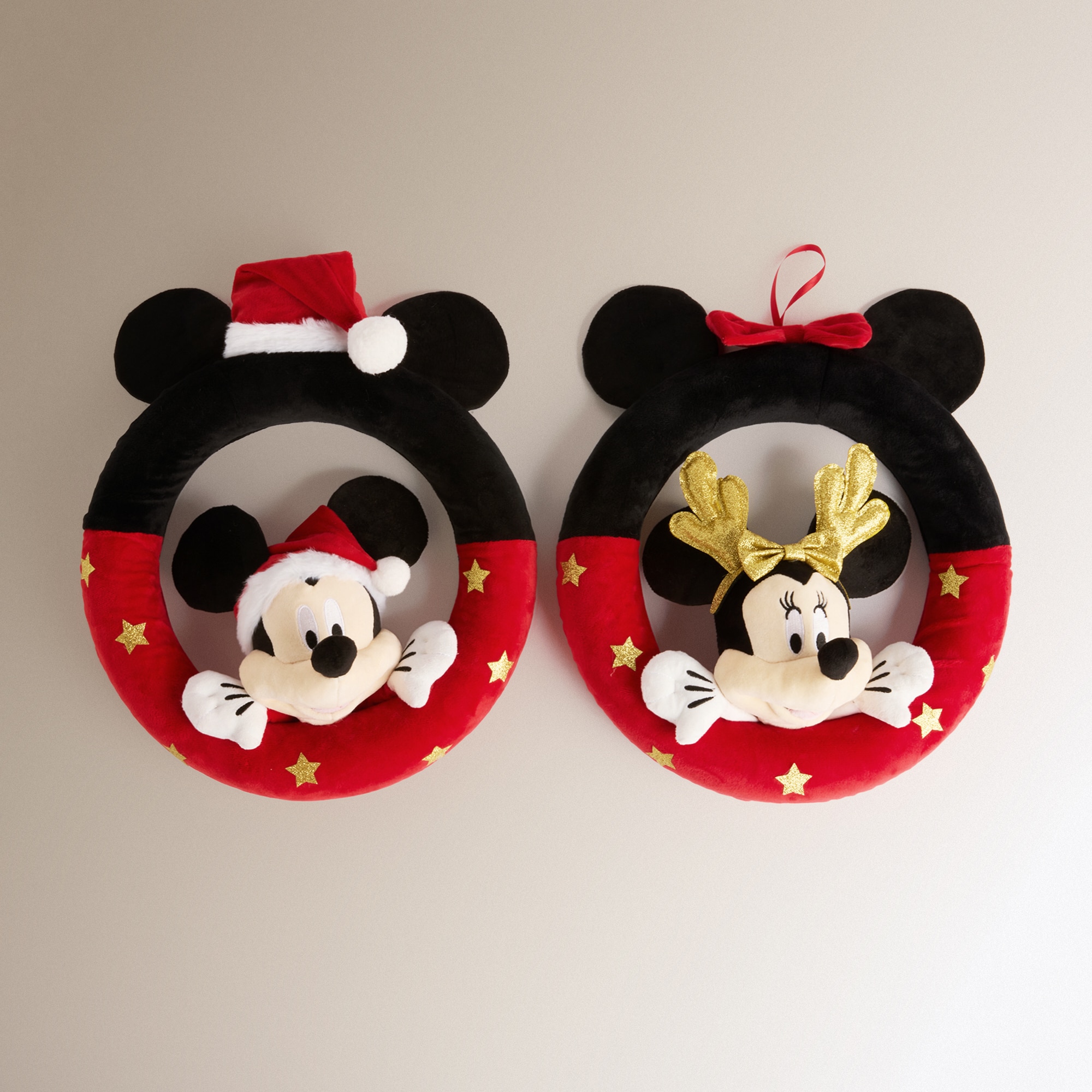 Coroa Minnie Natal Vermelho-4