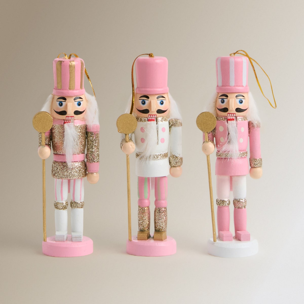 Set 3 colgantes de Cascanueces Navidad El Corte Inglés Multicolor-2