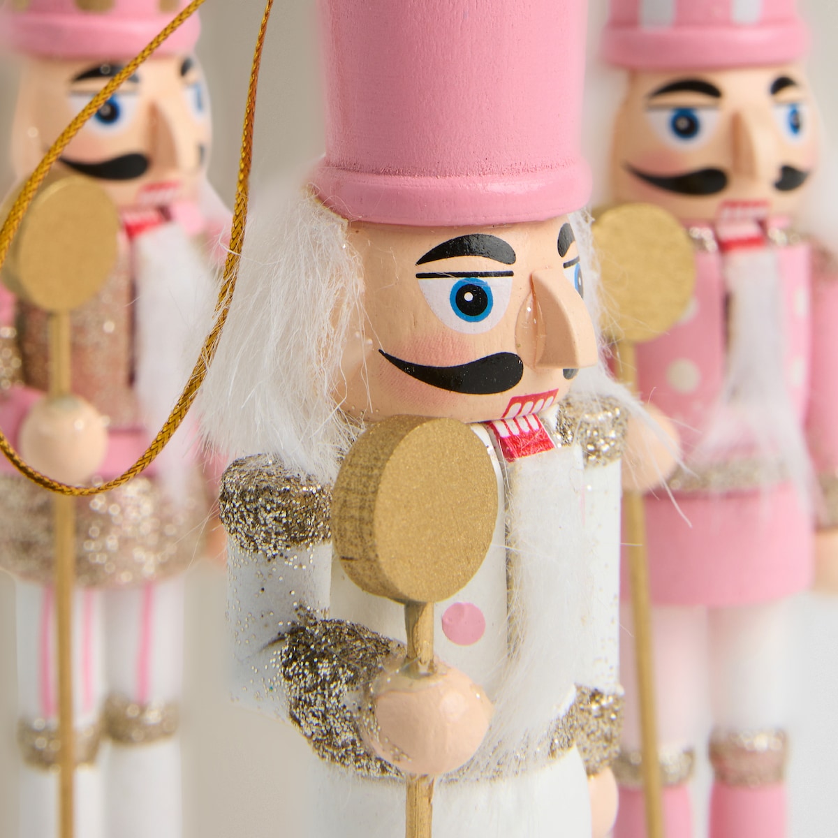 Set 3 colgantes de Cascanueces Navidad El Corte Inglés Multicolor-3