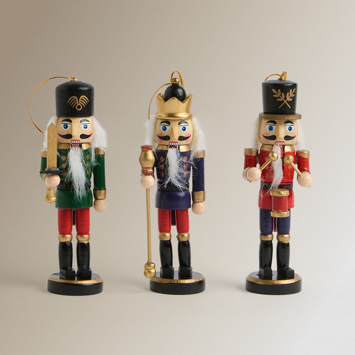 Set 3 colgantes Cascanueces Navidad El Corte Inglés Multicolor-2