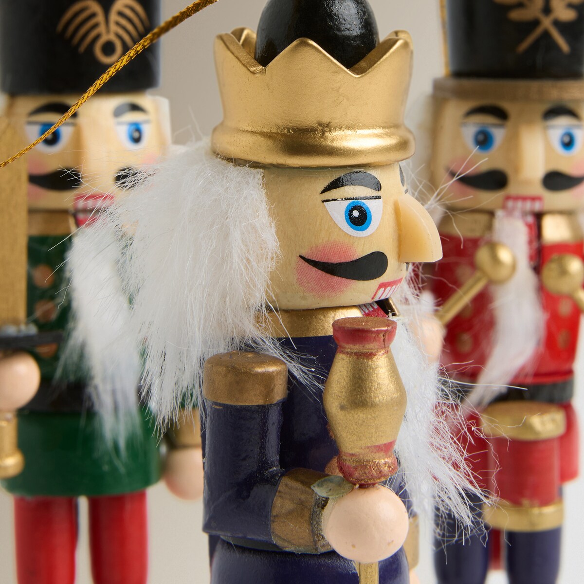 Set 3 colgantes Cascanueces Navidad El Corte Inglés Multicolor-3