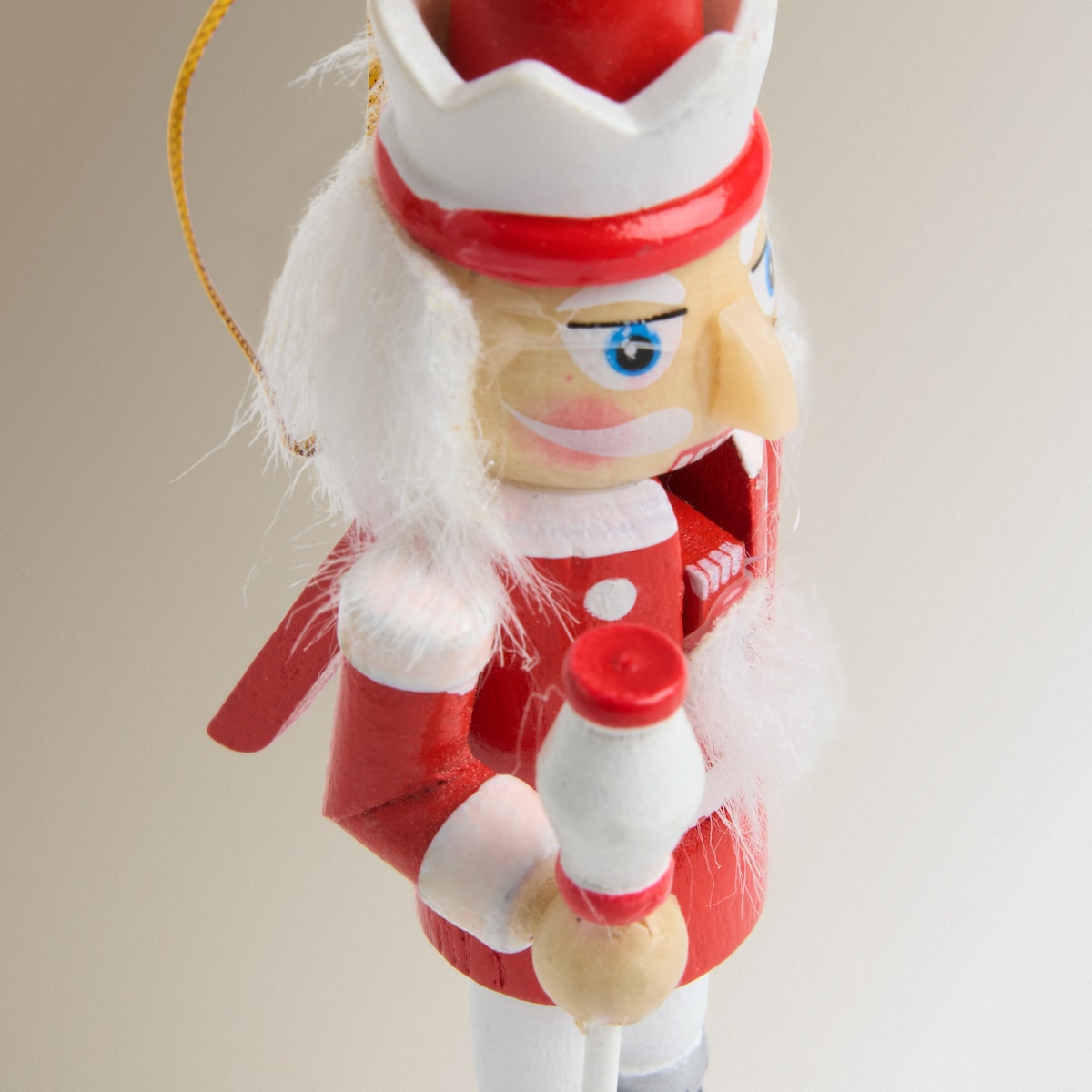 Set 3 colgantes Cascanueces Rojo y Blanco Navidad El Corte Inglés Rojo-4