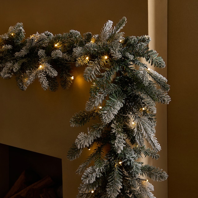 Imagen 0 de Guirnalda Nevada con 60 luces LED Navidad El Corte Inglés