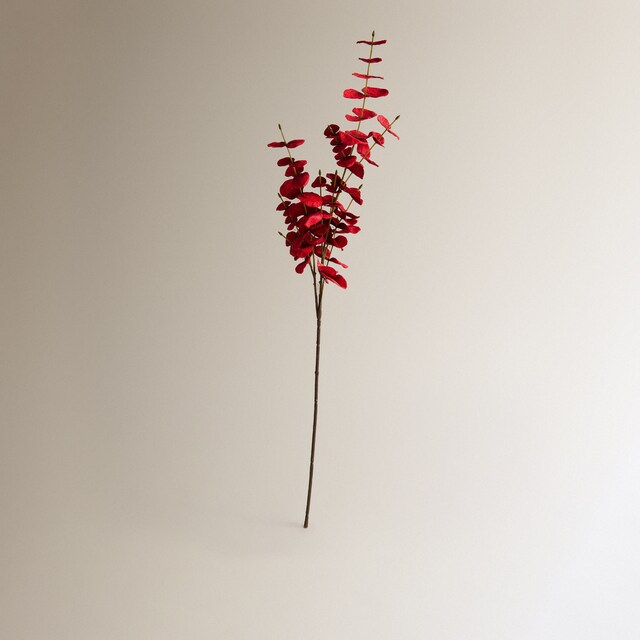 Imagem 0 de Ramo Decorativo Artificial Eucalipto - Vermelho