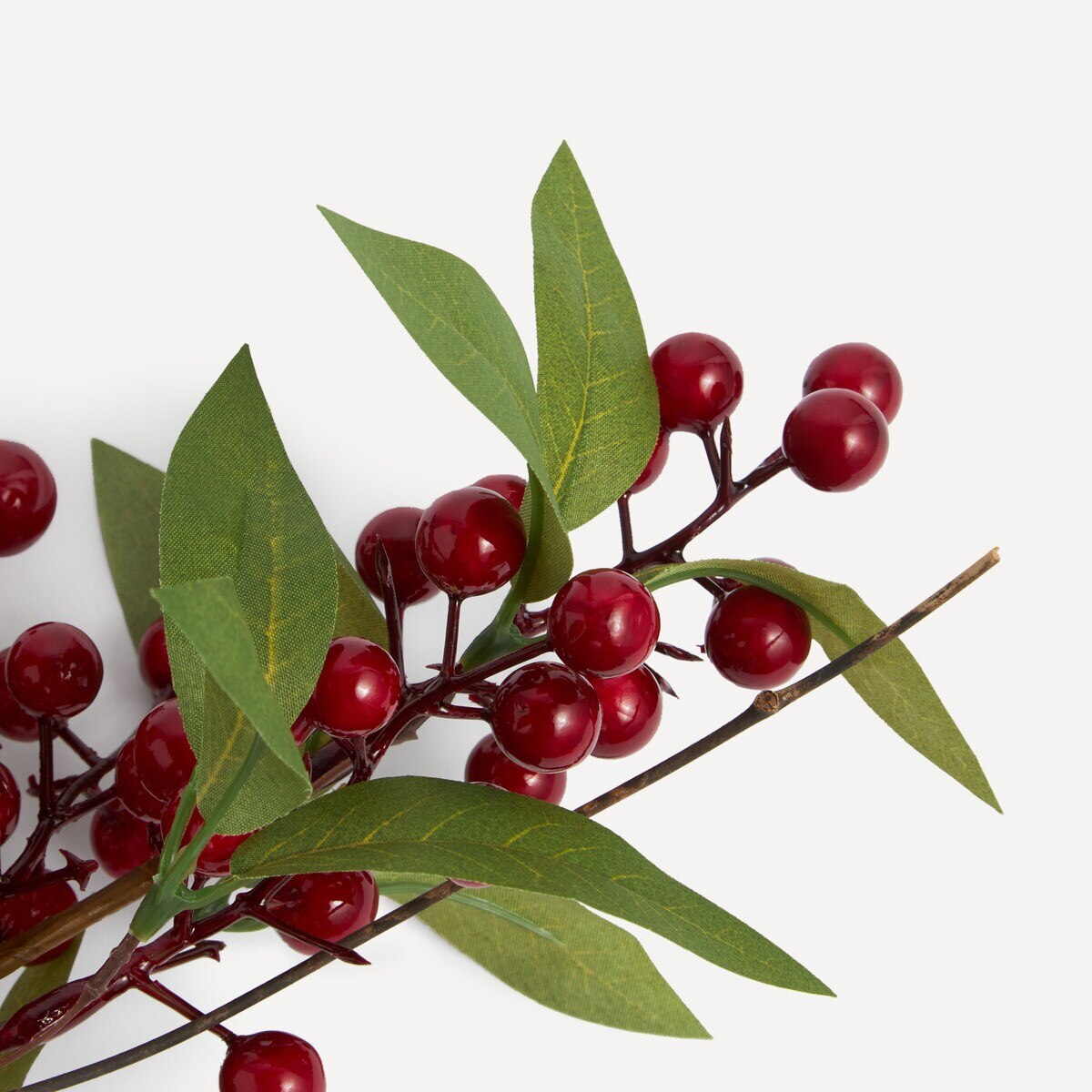 Rama decorativa Berry con hoja de laurel Navidad El Corte Inglés - Verde Verde-3