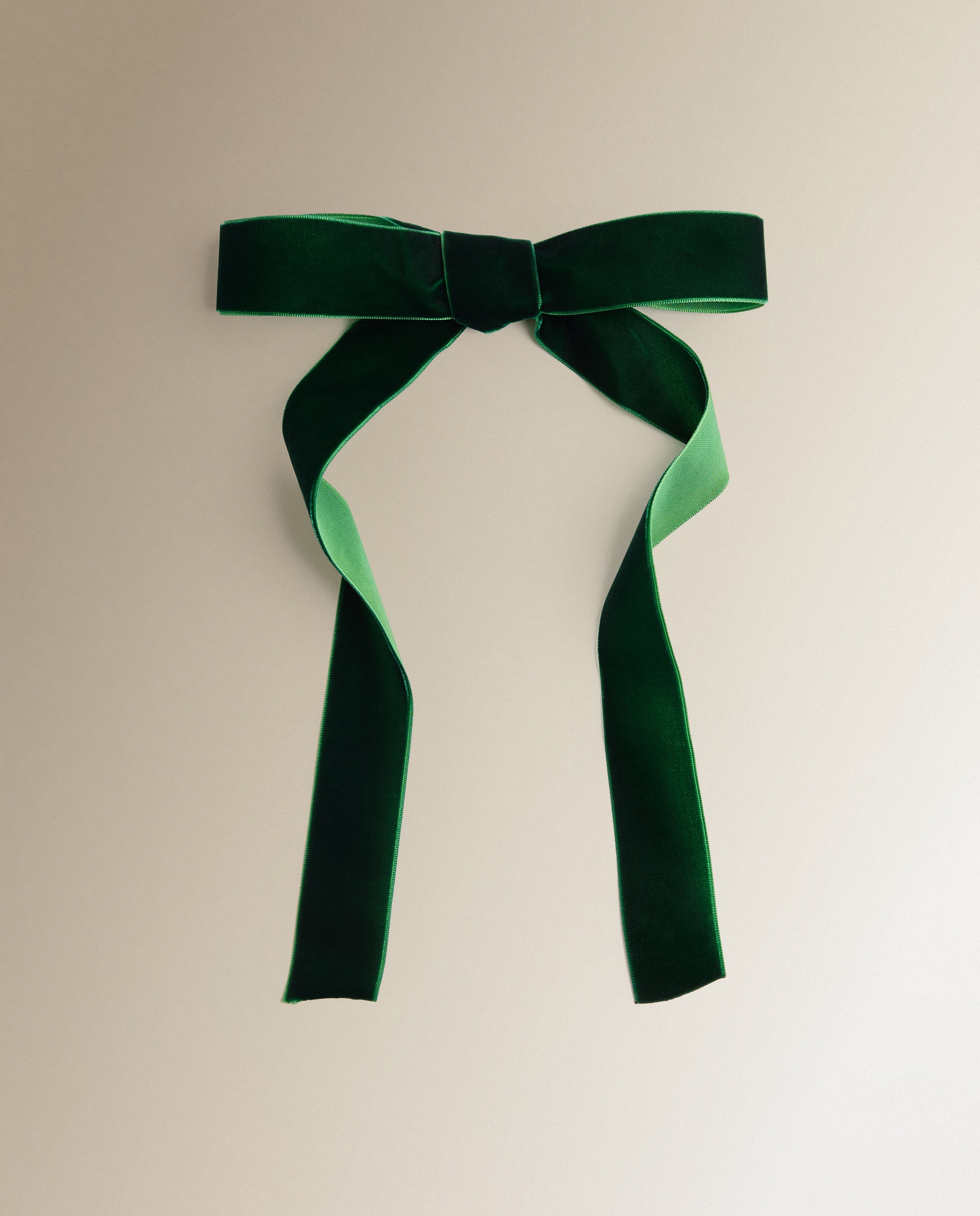 Imagen 1 de Set de 4 pinzas decorativas Lazos Navidad - Verde Verde