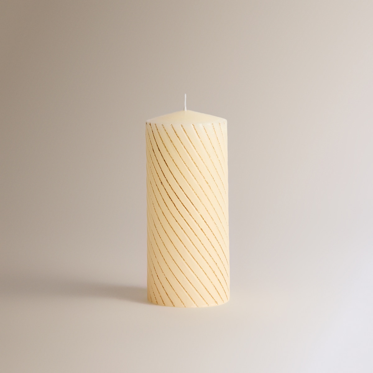 Vela taco Rizada Navidad Crudo-2