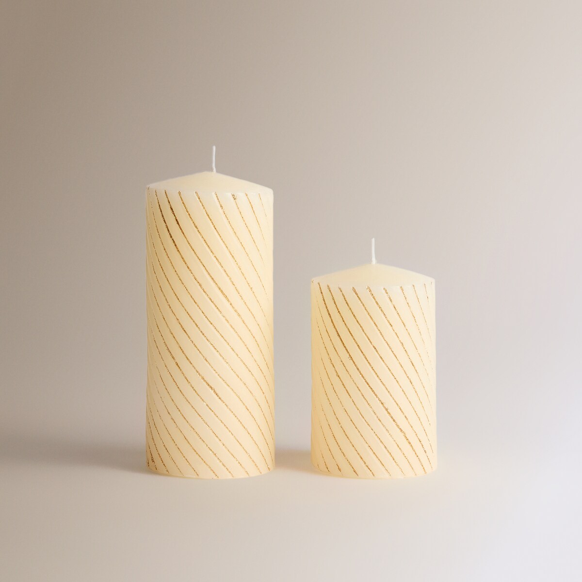 Vela taco Rizada Navidad Crudo-4