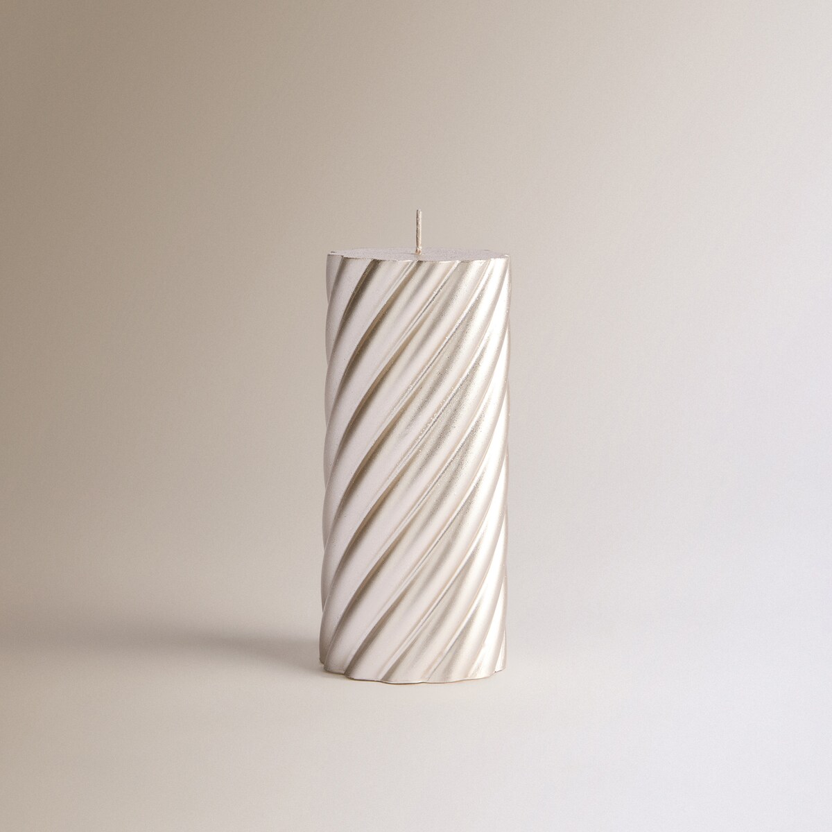 Vela taco Relieve Navidad Plata-2