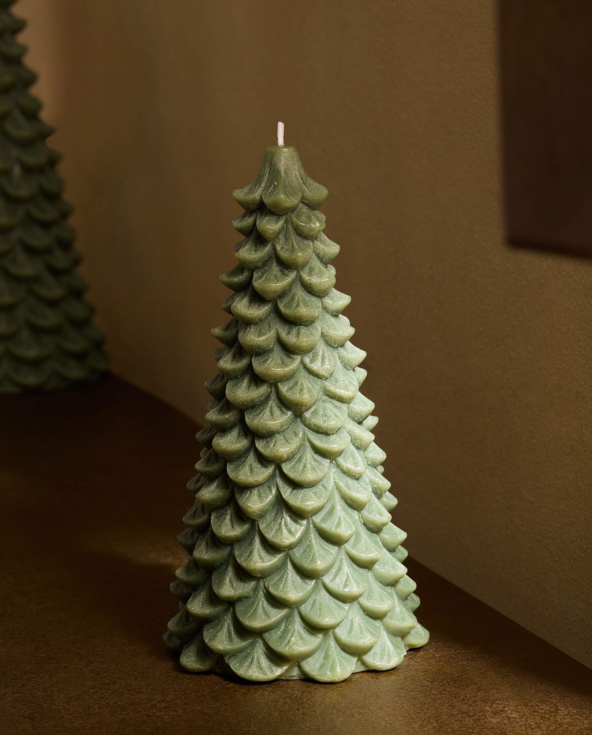 Vela Abeto Navidad - Verde Grande Verde-1