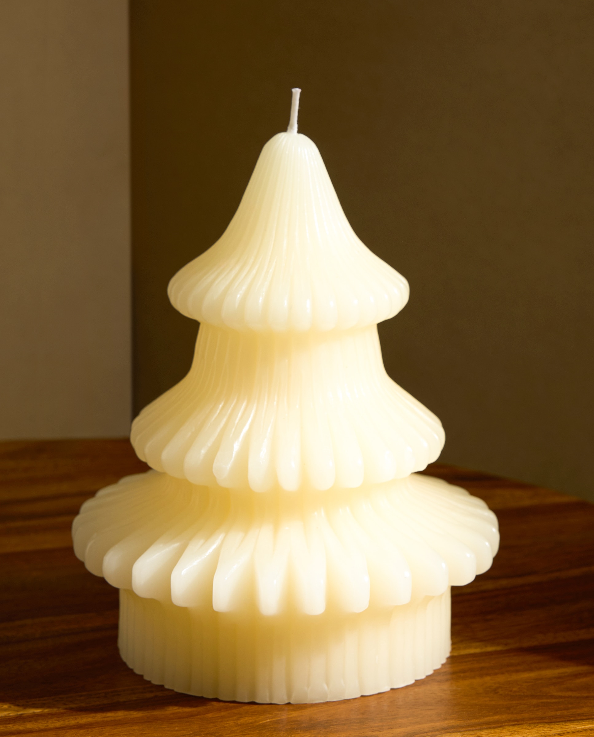 Imagen 1 de Vela Árbol contemporáneo Navidad Crudo