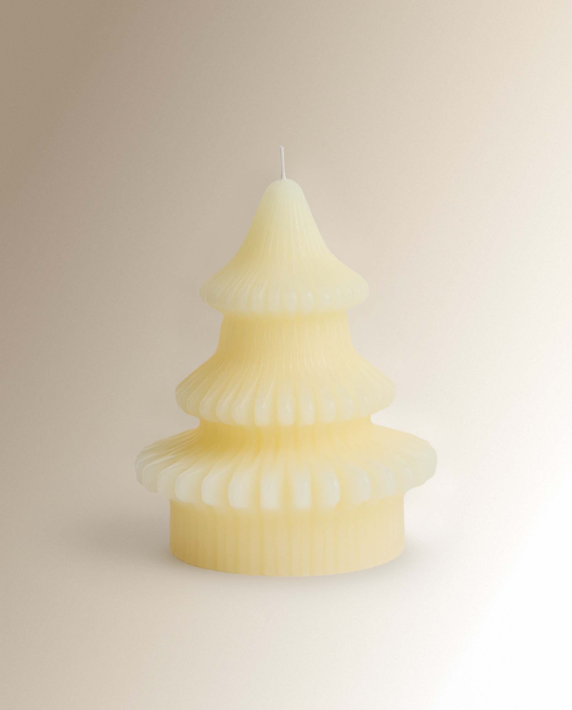 Imagen 2 de Vela Árbol contemporáneo Navidad - Crudo Crudo